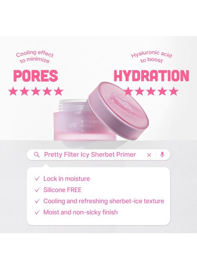 Touch in Sol برايمر آيس شيربيت من تاتش إن سول 1.05 أونصة سائلة - برايمر مرطب لمكياج الوجه للبشرة الجافة أو الدهنية - يقلل من مظهر المسام والتجاعيد - تركيبة جل خالية من السيليكون والزيوت مع تأثير تبريدي - Image 3